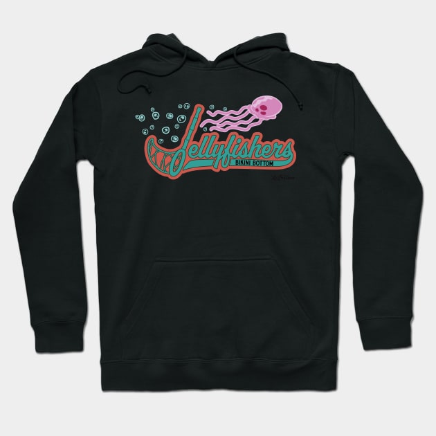 Bikini Bottom Jellyfishers Hoodie by LePossum